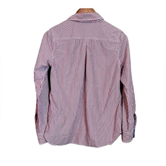 Tommy Hilfiger striped 1/4 button  top - Picture 12 of 12